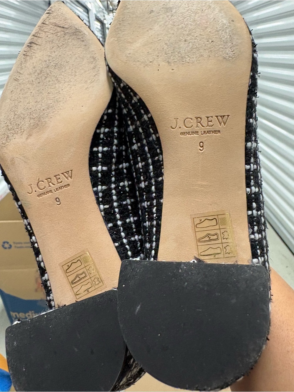 J. Crew Avery Tweed Pumps. Size 9. Like New. - Picture 2 of 4